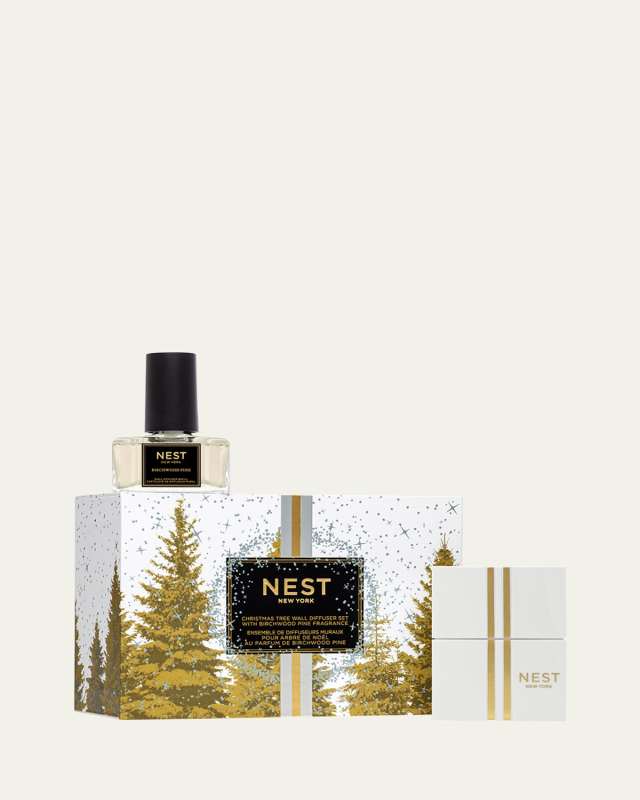 Christmas Tree Wall Diffuser Birchwood Pine Set